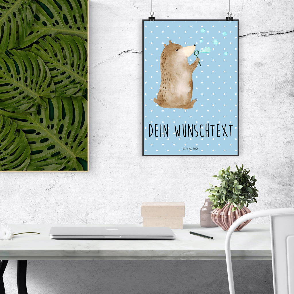 Personalisiertes Poster Bär Seifenblasen Personalisiertes Poster, Personalisiertes Wandposter, Personalisiertes Bild, Personalisierte Wanddeko, Personalisiertes Küchenposter, Personalisiertes Kinderposter, Personalisierte Wanddeko Bild, Personalisierte Raumdekoration, Personalisierte Wanddekoration, Personalisiertes Handgemaltes Poster, Personalisiertes Designposter, Personalisierter Kunstdruck, Personalisierter Posterdruck, Poster mit Namen, Wandposter mit Namen, Bild mit Namen, Wanddeko mit Namen, Küchenposter mit Namen, Kinderposter mit Namen, Wanddeko Bild mit Namen, Raumdekoration mit Namen, Wanddekoration mit Namen, Kunstdruck mit Namen, Posterdruck mit Namen, Wunschtext Poster, Poster selbst gestalten., Bär, Teddy, Teddybär, Seifenblasen Bär Lustig Sein Glücklich Traurig Happy