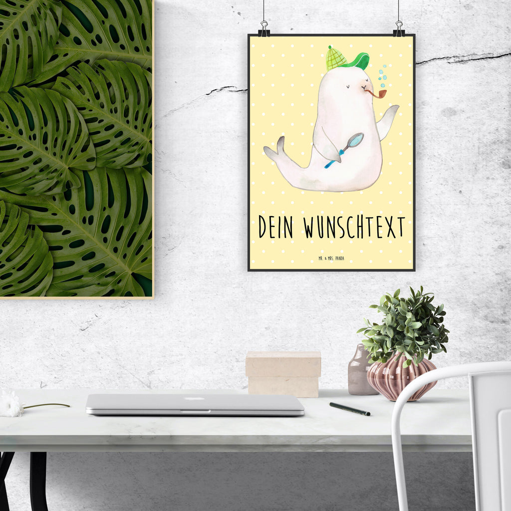 Personalisiertes Poster Robbe Sherlock Personalisiertes Poster, Personalisiertes Wandposter, Personalisiertes Bild, Personalisierte Wanddeko, Personalisiertes Küchenposter, Personalisiertes Kinderposter, Personalisierte Wanddeko Bild, Personalisierte Raumdekoration, Personalisierte Wanddekoration, Personalisiertes Handgemaltes Poster, Personalisiertes Designposter, Personalisierter Kunstdruck, Personalisierter Posterdruck, Poster mit Namen, Wandposter mit Namen, Bild mit Namen, Wanddeko mit Namen, Küchenposter mit Namen, Kinderposter mit Namen, Wanddeko Bild mit Namen, Raumdekoration mit Namen, Wanddekoration mit Namen, Kunstdruck mit Namen, Posterdruck mit Namen, Wunschtext Poster, Poster selbst gestalten., süße Tiermotive, gute Laune, lustige Sprüche, Tiere