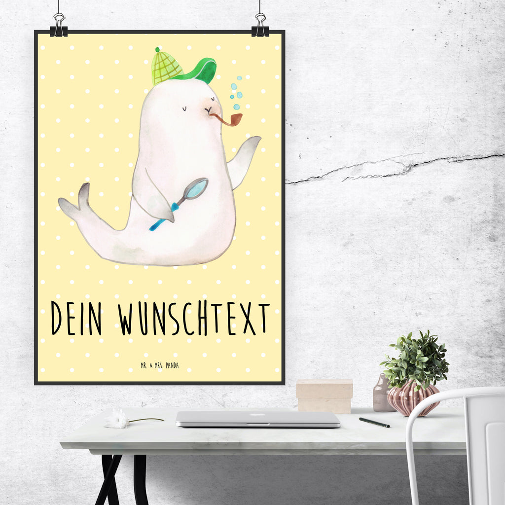 Personalisiertes Poster Robbe Sherlock Personalisiertes Poster, Personalisiertes Wandposter, Personalisiertes Bild, Personalisierte Wanddeko, Personalisiertes Küchenposter, Personalisiertes Kinderposter, Personalisierte Wanddeko Bild, Personalisierte Raumdekoration, Personalisierte Wanddekoration, Personalisiertes Handgemaltes Poster, Personalisiertes Designposter, Personalisierter Kunstdruck, Personalisierter Posterdruck, Poster mit Namen, Wandposter mit Namen, Bild mit Namen, Wanddeko mit Namen, Küchenposter mit Namen, Kinderposter mit Namen, Wanddeko Bild mit Namen, Raumdekoration mit Namen, Wanddekoration mit Namen, Kunstdruck mit Namen, Posterdruck mit Namen, Wunschtext Poster, Poster selbst gestalten., süße Tiermotive, gute Laune, lustige Sprüche, Tiere