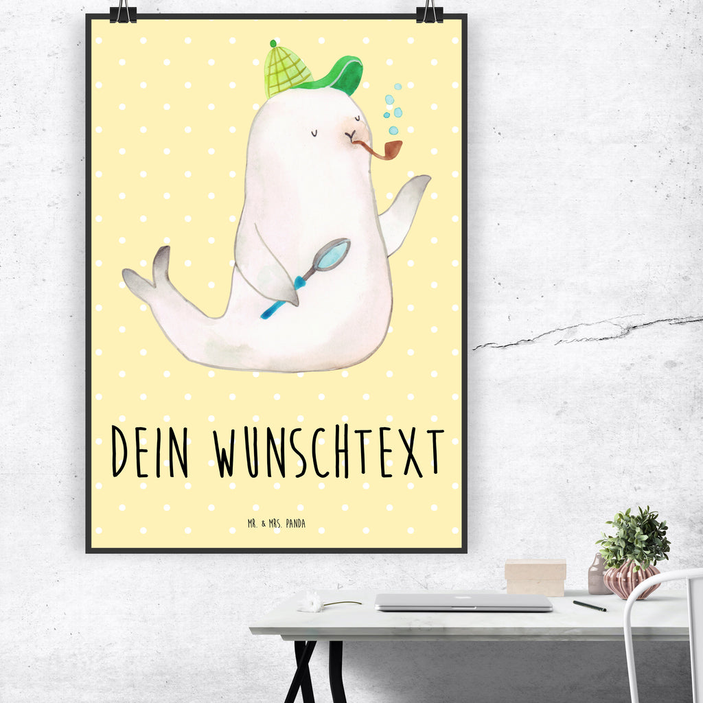 Personalisiertes Poster Robbe Sherlock Personalisiertes Poster, Personalisiertes Wandposter, Personalisiertes Bild, Personalisierte Wanddeko, Personalisiertes Küchenposter, Personalisiertes Kinderposter, Personalisierte Wanddeko Bild, Personalisierte Raumdekoration, Personalisierte Wanddekoration, Personalisiertes Handgemaltes Poster, Personalisiertes Designposter, Personalisierter Kunstdruck, Personalisierter Posterdruck, Poster mit Namen, Wandposter mit Namen, Bild mit Namen, Wanddeko mit Namen, Küchenposter mit Namen, Kinderposter mit Namen, Wanddeko Bild mit Namen, Raumdekoration mit Namen, Wanddekoration mit Namen, Kunstdruck mit Namen, Posterdruck mit Namen, Wunschtext Poster, Poster selbst gestalten., süße Tiermotive, gute Laune, lustige Sprüche, Tiere
