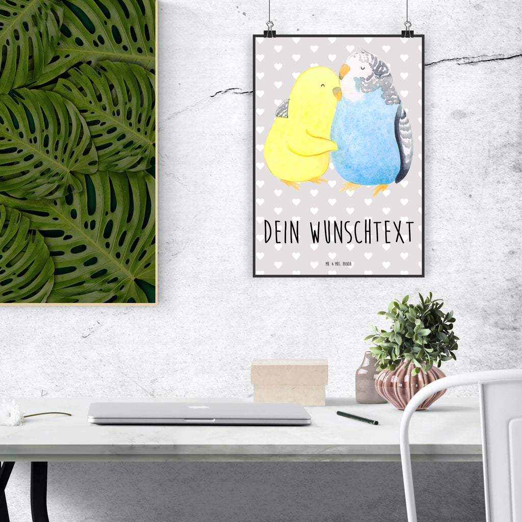 Personalisiertes Poster Wellensittich Liebe Personalisiertes Poster, Personalisiertes Wandposter, Personalisiertes Bild, Personalisierte Wanddeko, Personalisiertes Küchenposter, Personalisiertes Kinderposter, Personalisierte Wanddeko Bild, Personalisierte Raumdekoration, Personalisierte Wanddekoration, Personalisiertes Handgemaltes Poster, Personalisiertes Designposter, Personalisierter Kunstdruck, Personalisierter Posterdruck, Poster mit Namen, Wandposter mit Namen, Bild mit Namen, Wanddeko mit Namen, Küchenposter mit Namen, Kinderposter mit Namen, Wanddeko Bild mit Namen, Raumdekoration mit Namen, Wanddekoration mit Namen, Kunstdruck mit Namen, Posterdruck mit Namen, Wunschtext Poster, Poster selbst gestalten., Liebe, Partner, Freund, Freundin, Ehemann, Ehefrau, Heiraten, Verlobung, Heiratsantrag, Liebesgeschenk, Jahrestag, Hocheitstag, Vögel, Wellensittich, Nähe, Kuscheln, Vertrauen