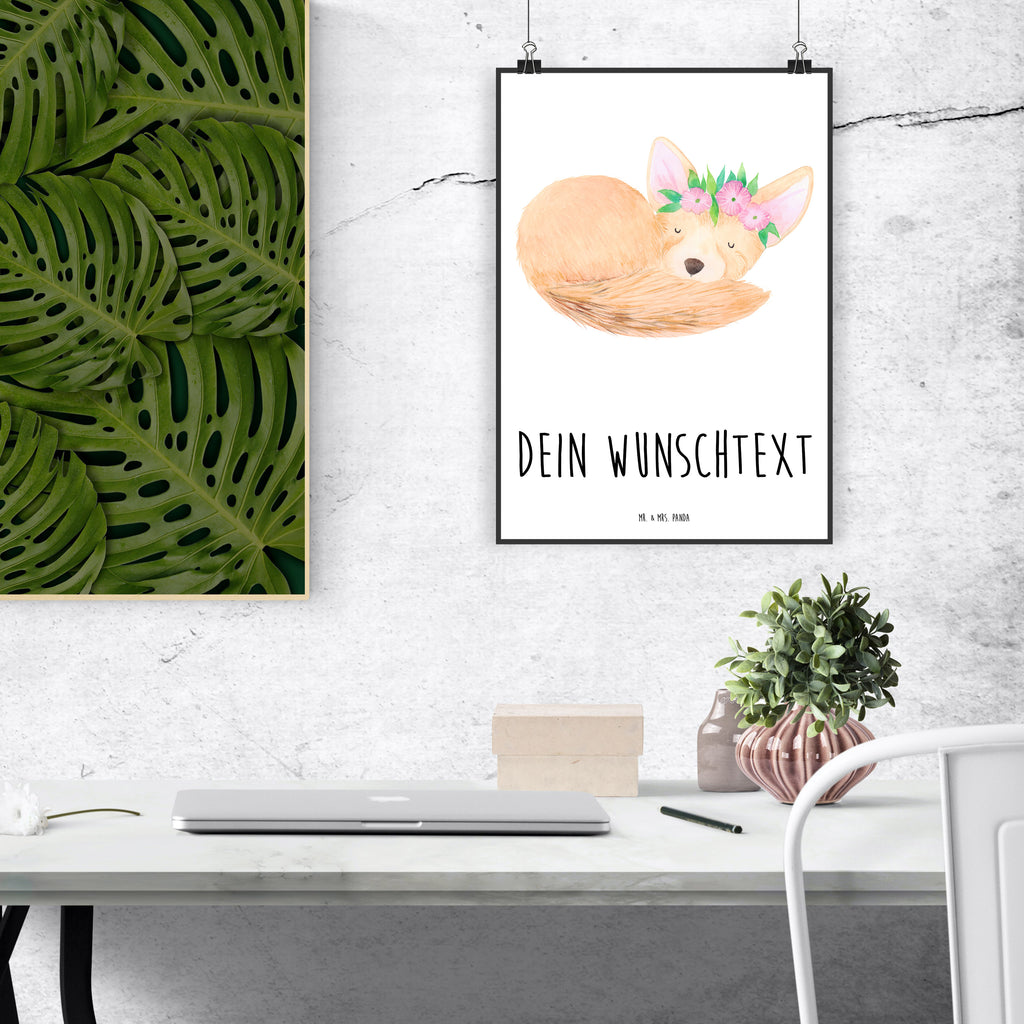 Personalisiertes Poster Wüstenfuchs Blumenkranz Personalisiertes Poster, Personalisiertes Wandposter, Personalisiertes Bild, Personalisierte Wanddeko, Personalisiertes Küchenposter, Personalisiertes Kinderposter, Personalisierte Wanddeko Bild, Personalisierte Raumdekoration, Personalisierte Wanddekoration, Personalisiertes Handgemaltes Poster, Personalisiertes Designposter, Personalisierter Kunstdruck, Personalisierter Posterdruck, Poster mit Namen, Wandposter mit Namen, Bild mit Namen, Wanddeko mit Namen, Küchenposter mit Namen, Kinderposter mit Namen, Wanddeko Bild mit Namen, Raumdekoration mit Namen, Wanddekoration mit Namen, Kunstdruck mit Namen, Posterdruck mit Namen, Wunschtext Poster, Poster selbst gestalten., Afrika, Wildtiere, Wüste, Wüstenfuchs, Blumen, Blumenkranz, Glücklich