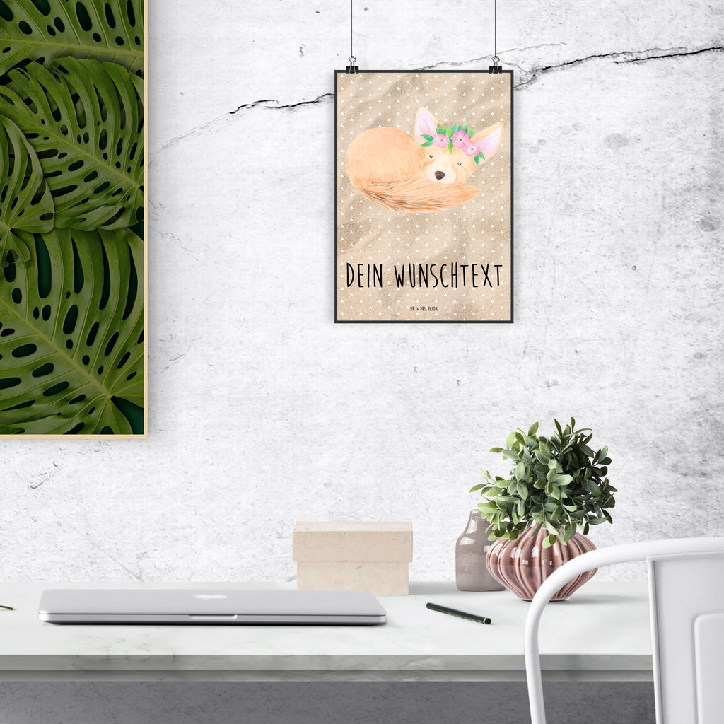 Personalisiertes Poster Wüstenfuchs Blumenkranz Personalisiertes Poster, Personalisiertes Wandposter, Personalisiertes Bild, Personalisierte Wanddeko, Personalisiertes Küchenposter, Personalisiertes Kinderposter, Personalisierte Wanddeko Bild, Personalisierte Raumdekoration, Personalisierte Wanddekoration, Personalisiertes Handgemaltes Poster, Personalisiertes Designposter, Personalisierter Kunstdruck, Personalisierter Posterdruck, Poster mit Namen, Wandposter mit Namen, Bild mit Namen, Wanddeko mit Namen, Küchenposter mit Namen, Kinderposter mit Namen, Wanddeko Bild mit Namen, Raumdekoration mit Namen, Wanddekoration mit Namen, Kunstdruck mit Namen, Posterdruck mit Namen, Wunschtext Poster, Poster selbst gestalten., Afrika, Wildtiere, Wüste, Wüstenfuchs, Blumen, Blumenkranz, Glücklich