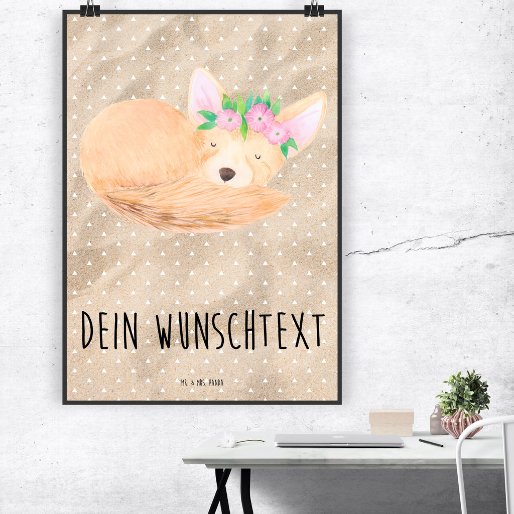 Personalisiertes Poster Wüstenfuchs Blumenkranz Personalisiertes Poster, Personalisiertes Wandposter, Personalisiertes Bild, Personalisierte Wanddeko, Personalisiertes Küchenposter, Personalisiertes Kinderposter, Personalisierte Wanddeko Bild, Personalisierte Raumdekoration, Personalisierte Wanddekoration, Personalisiertes Handgemaltes Poster, Personalisiertes Designposter, Personalisierter Kunstdruck, Personalisierter Posterdruck, Poster mit Namen, Wandposter mit Namen, Bild mit Namen, Wanddeko mit Namen, Küchenposter mit Namen, Kinderposter mit Namen, Wanddeko Bild mit Namen, Raumdekoration mit Namen, Wanddekoration mit Namen, Kunstdruck mit Namen, Posterdruck mit Namen, Wunschtext Poster, Poster selbst gestalten., Afrika, Wildtiere, Wüste, Wüstenfuchs, Blumen, Blumenkranz, Glücklich