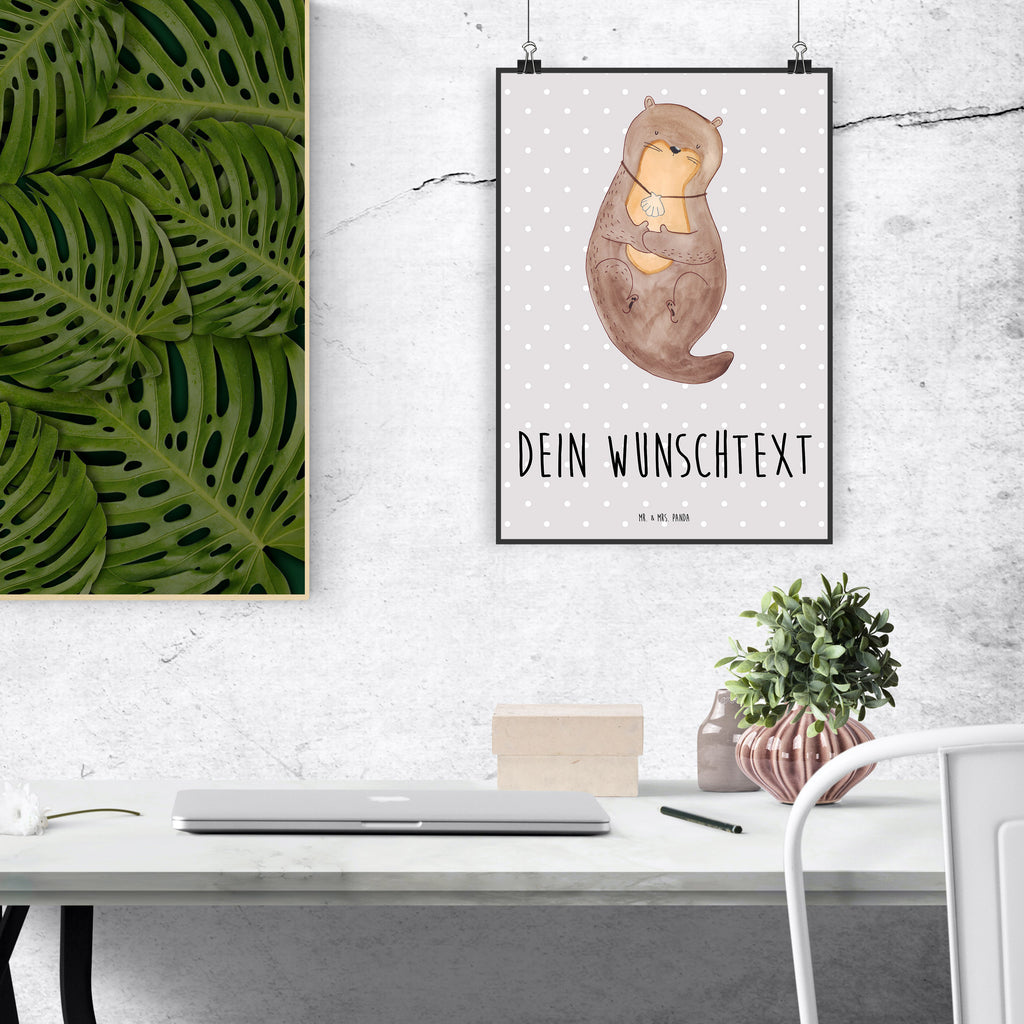 Personalisiertes Poster Otter mit Muschelmedaillon Personalisiertes Poster, Personalisiertes Wandposter, Personalisiertes Bild, Personalisierte Wanddeko, Personalisiertes Küchenposter, Personalisiertes Kinderposter, Personalisierte Wanddeko Bild, Personalisierte Raumdekoration, Personalisierte Wanddekoration, Personalisiertes Handgemaltes Poster, Personalisiertes Designposter, Personalisierter Kunstdruck, Personalisierter Posterdruck, Poster mit Namen, Wandposter mit Namen, Bild mit Namen, Wanddeko mit Namen, Küchenposter mit Namen, Kinderposter mit Namen, Wanddeko Bild mit Namen, Raumdekoration mit Namen, Wanddekoration mit Namen, Kunstdruck mit Namen, Posterdruck mit Namen, Wunschtext Poster, Poster selbst gestalten., Otter, Fischotter, Seeotter, Otterliebe, grübeln, träumen, Motivation, Tagträumen, Büro