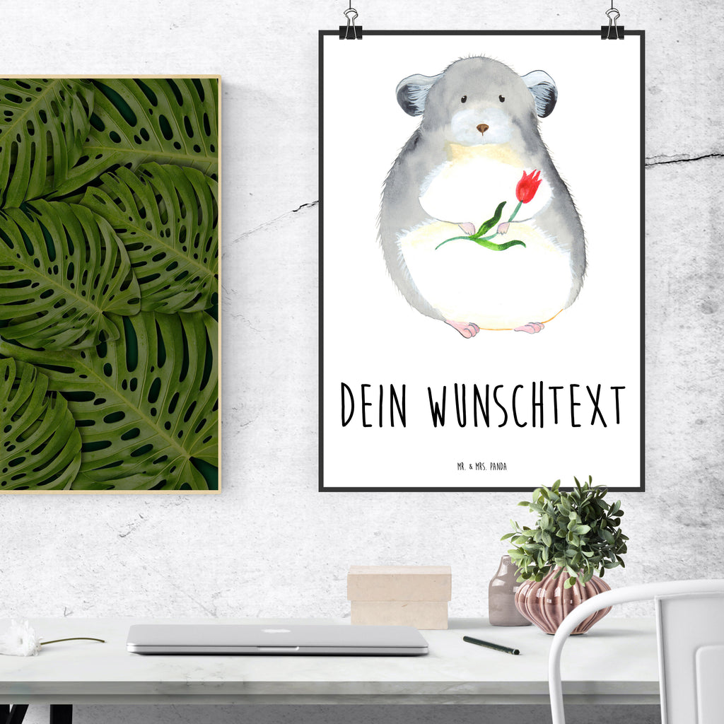 Personalisiertes Poster Chinchilla mit Blume Personalisiertes Poster, Personalisiertes Wandposter, Personalisiertes Bild, Personalisierte Wanddeko, Personalisiertes Küchenposter, Personalisiertes Kinderposter, Personalisierte Wanddeko Bild, Personalisierte Raumdekoration, Personalisierte Wanddekoration, Personalisiertes Handgemaltes Poster, Personalisiertes Designposter, Personalisierter Kunstdruck, Personalisierter Posterdruck, Poster mit Namen, Wandposter mit Namen, Bild mit Namen, Wanddeko mit Namen, Küchenposter mit Namen, Kinderposter mit Namen, Wanddeko Bild mit Namen, Raumdekoration mit Namen, Wanddekoration mit Namen, Kunstdruck mit Namen, Posterdruck mit Namen, Wunschtext Poster, Poster selbst gestalten., süße Tiermotive, gute Laune, lustige Sprüche, Tiere, Chinchilla, Chinchillas, Liebeskummer, Kummer, Depressionen, traurig sein, Chaos, Glücklichsein, Büro, Büroalltag