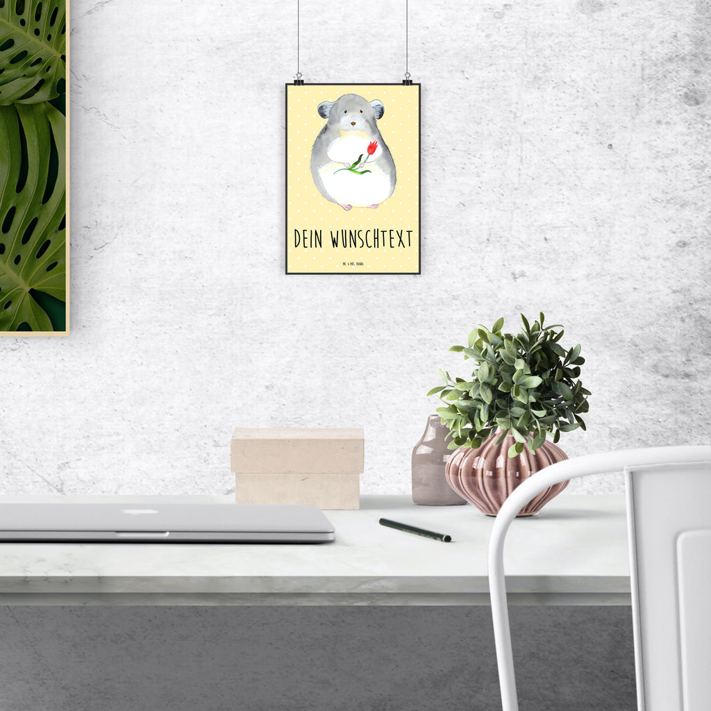Personalisiertes Poster Chinchilla mit Blume Personalisiertes Poster, Personalisiertes Wandposter, Personalisiertes Bild, Personalisierte Wanddeko, Personalisiertes Küchenposter, Personalisiertes Kinderposter, Personalisierte Wanddeko Bild, Personalisierte Raumdekoration, Personalisierte Wanddekoration, Personalisiertes Handgemaltes Poster, Personalisiertes Designposter, Personalisierter Kunstdruck, Personalisierter Posterdruck, Poster mit Namen, Wandposter mit Namen, Bild mit Namen, Wanddeko mit Namen, Küchenposter mit Namen, Kinderposter mit Namen, Wanddeko Bild mit Namen, Raumdekoration mit Namen, Wanddekoration mit Namen, Kunstdruck mit Namen, Posterdruck mit Namen, Wunschtext Poster, Poster selbst gestalten., süße Tiermotive, gute Laune, lustige Sprüche, Tiere, Chinchilla, Chinchillas, Liebeskummer, Kummer, Depressionen, traurig sein, Chaos, Glücklichsein, Büro, Büroalltag