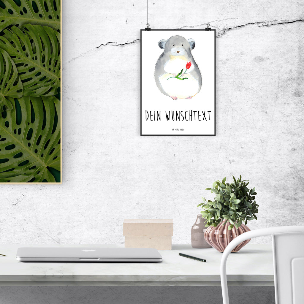 Personalisiertes Poster Chinchilla mit Blume Personalisiertes Poster, Personalisiertes Wandposter, Personalisiertes Bild, Personalisierte Wanddeko, Personalisiertes Küchenposter, Personalisiertes Kinderposter, Personalisierte Wanddeko Bild, Personalisierte Raumdekoration, Personalisierte Wanddekoration, Personalisiertes Handgemaltes Poster, Personalisiertes Designposter, Personalisierter Kunstdruck, Personalisierter Posterdruck, Poster mit Namen, Wandposter mit Namen, Bild mit Namen, Wanddeko mit Namen, Küchenposter mit Namen, Kinderposter mit Namen, Wanddeko Bild mit Namen, Raumdekoration mit Namen, Wanddekoration mit Namen, Kunstdruck mit Namen, Posterdruck mit Namen, Wunschtext Poster, Poster selbst gestalten., süße Tiermotive, gute Laune, lustige Sprüche, Tiere, Chinchilla, Chinchillas, Liebeskummer, Kummer, Depressionen, traurig sein, Chaos, Glücklichsein, Büro, Büroalltag
