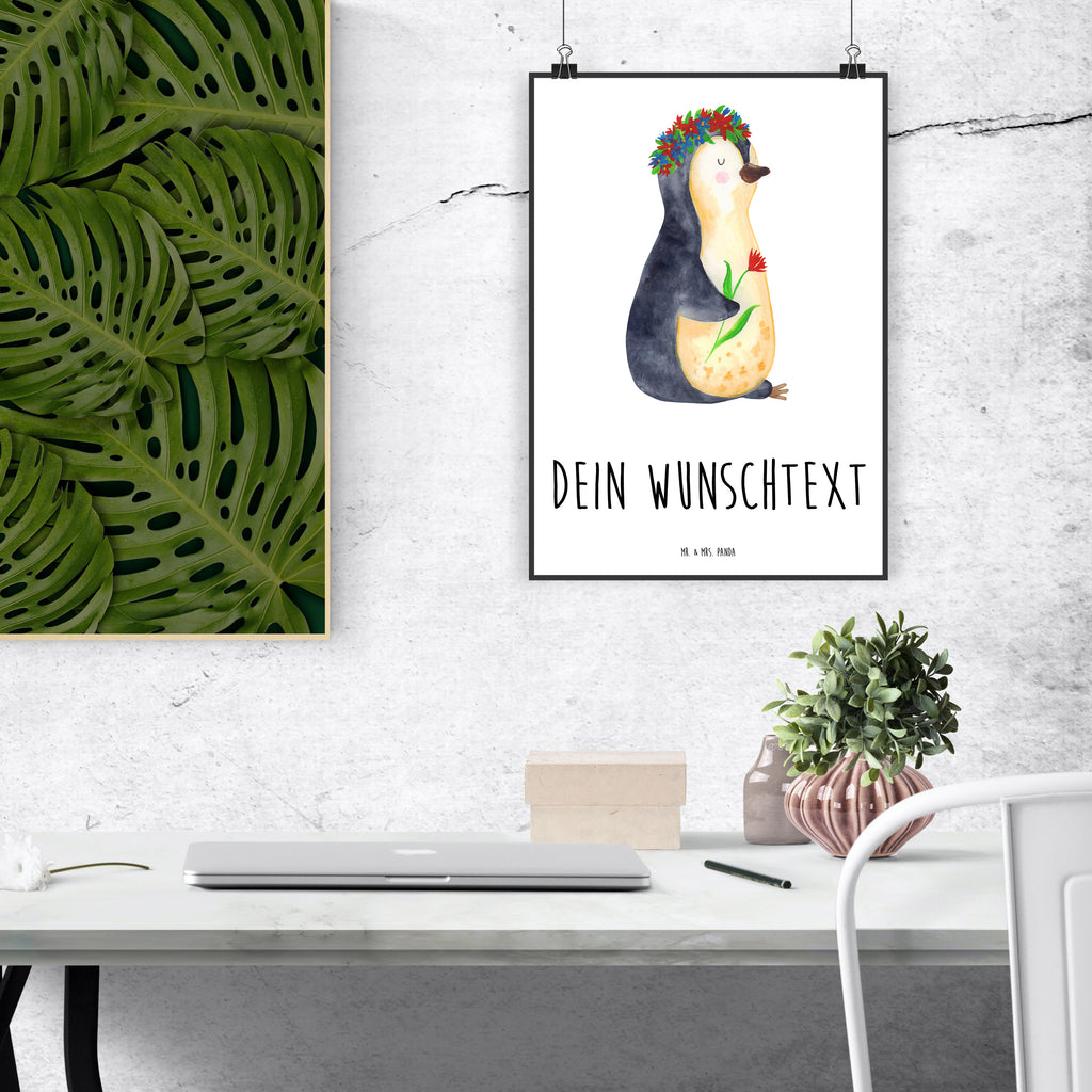 Personalisiertes Poster Pinguin Blumenkranz Personalisiertes Poster, Personalisiertes Wandposter, Personalisiertes Bild, Personalisierte Wanddeko, Personalisiertes Küchenposter, Personalisiertes Kinderposter, Personalisierte Wanddeko Bild, Personalisierte Raumdekoration, Personalisierte Wanddekoration, Personalisiertes Handgemaltes Poster, Personalisiertes Designposter, Personalisierter Kunstdruck, Personalisierter Posterdruck, Poster mit Namen, Wandposter mit Namen, Bild mit Namen, Wanddeko mit Namen, Küchenposter mit Namen, Kinderposter mit Namen, Wanddeko Bild mit Namen, Raumdekoration mit Namen, Wanddekoration mit Namen, Kunstdruck mit Namen, Posterdruck mit Namen, Wunschtext Poster, Poster selbst gestalten., Pinguin, Pinguine, Blumenkranz, Universum, Leben, Wünsche, Ziele, Lebensziele, Motivation, Lebenslust, Liebeskummer, Geschenkidee