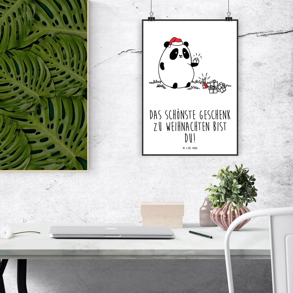 Poster Easy & Peasy Weihnachtsgeschenk  Poster, Wandposter, Bild, Wanddeko, Küchenposter, Kinderposter, Wanddeko Bild, Raumdekoration, Wanddekoration, Handgemaltes Poster, Mr. & Mrs. Panda Poster, Designposter, Kunstdruck, Posterdruck  