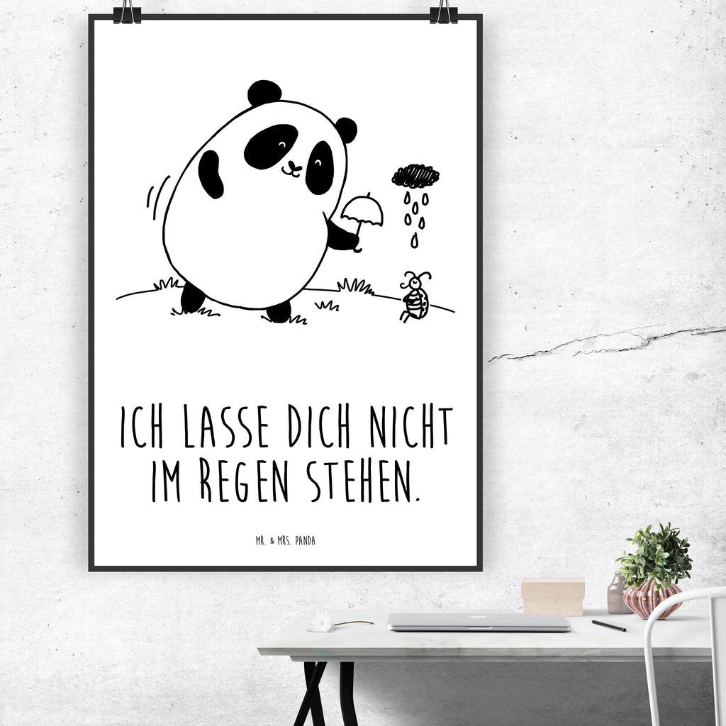 Poster Easy & Peasy Zusammenhalt  Poster, Wandposter, Bild, Wanddeko, Küchenposter, Kinderposter, Wanddeko Bild, Raumdekoration, Wanddekoration, Handgemaltes Poster, Mr. & Mrs. Panda Poster, Designposter, Kunstdruck, Posterdruck  