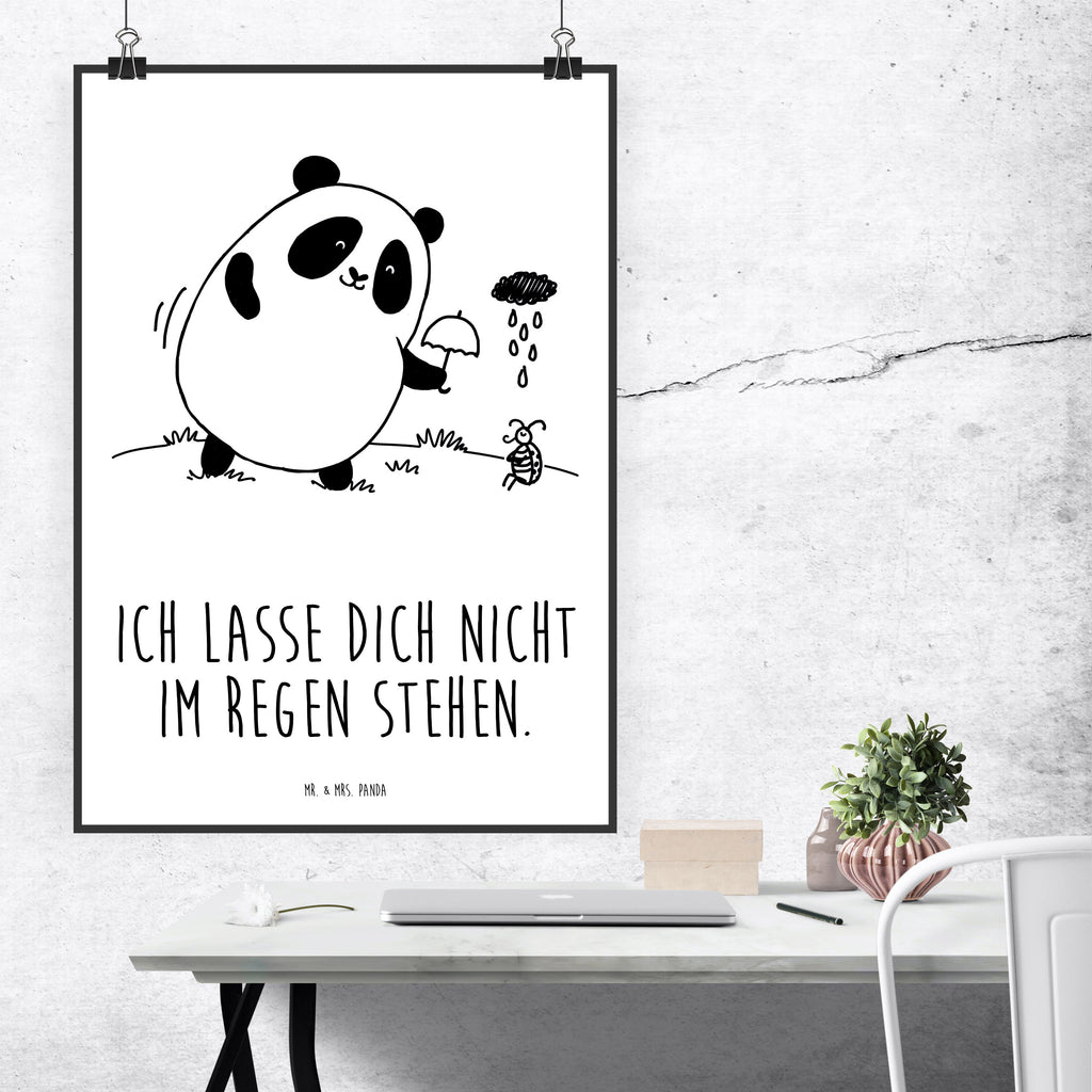 Poster Easy & Peasy Zusammenhalt  Poster, Wandposter, Bild, Wanddeko, Küchenposter, Kinderposter, Wanddeko Bild, Raumdekoration, Wanddekoration, Handgemaltes Poster, Mr. & Mrs. Panda Poster, Designposter, Kunstdruck, Posterdruck  