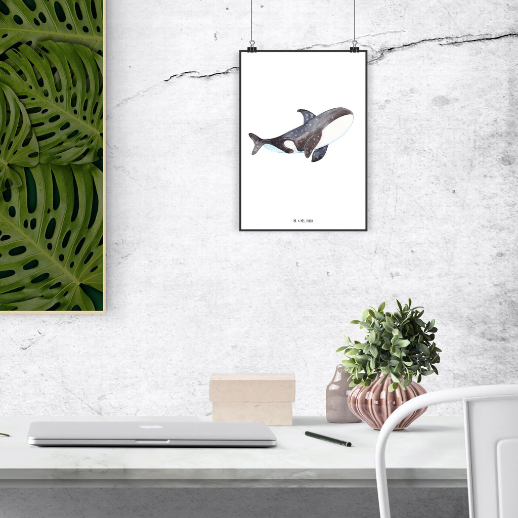 Poster Orca Poster, Wandposter, Bild, Wanddeko, Küchenposter, Kinderposter, Wanddeko Bild, Raumdekoration, Wanddekoration, Handgemaltes Poster, Mr. & Mrs. Panda Poster, Designposter, Kunstdruck, Posterdruck, Meerestiere, Meer, Urlaub, Orca, Orcas, Killerwal, Wal, Möglichkeiten, Büro, Arbeit, Motivation, Selbstliebe, Neustart, Startup