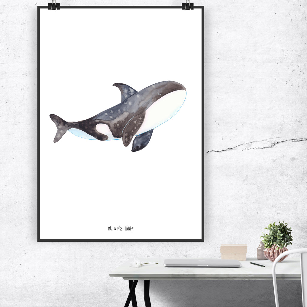 Poster Orca Poster, Wandposter, Bild, Wanddeko, Küchenposter, Kinderposter, Wanddeko Bild, Raumdekoration, Wanddekoration, Handgemaltes Poster, Mr. & Mrs. Panda Poster, Designposter, Kunstdruck, Posterdruck, Meerestiere, Meer, Urlaub, Orca, Orcas, Killerwal, Wal, Möglichkeiten, Büro, Arbeit, Motivation, Selbstliebe, Neustart, Startup