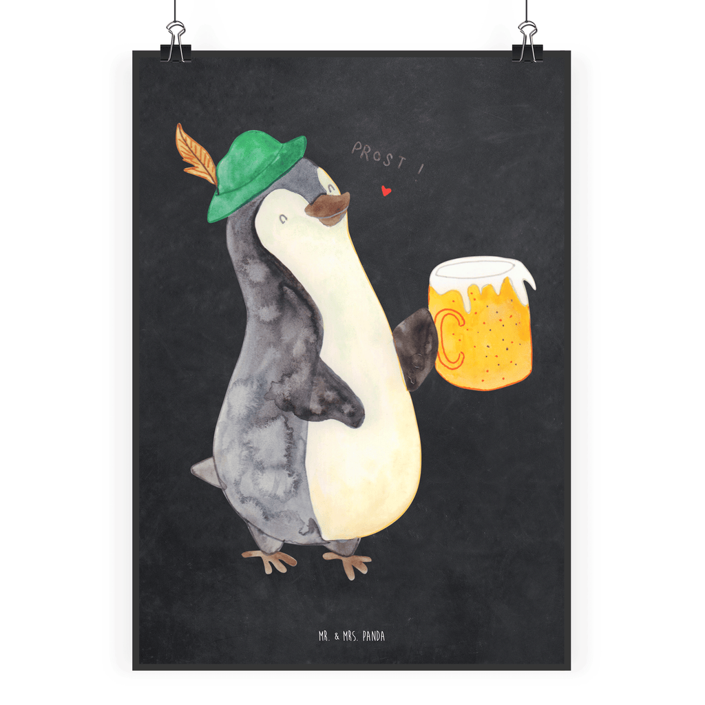 Poster Pinguin Bier Poster, Wandposter, Bild, Wanddeko, Küchenposter, Kinderposter, Wanddeko Bild, Raumdekoration, Wanddekoration, Handgemaltes Poster, Mr. & Mrs. Panda Poster, Designposter, Kunstdruck, Posterdruck, Pinguin, Pinguine, Bier, Oktoberfest
