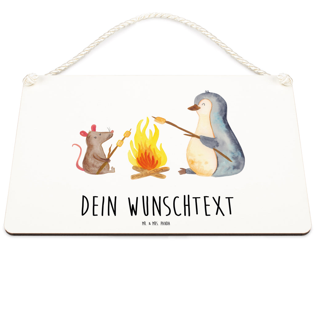 Personalisiertes Deko Schild Pinguin Lagerfeuer Dekoschild, Deko Schild, Schild, Tür Schild, Türschild, Holzschild, Wandschild, Wanddeko, Pinguin, Maus, Pinguine, Lagerfeuer, Leben, Arbeit, Job, Motivation, Büro, Büroalltag, Lebensspruch, Lebensmotivation, Neustart, Liebe, grillen, Feuer, Marshmallows