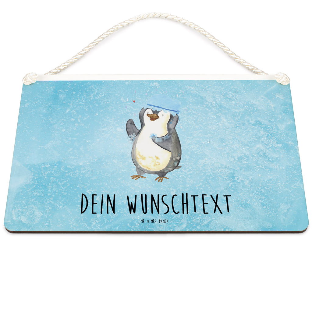 Personalisiertes Deko Schild Pinguin duscht Dekoschild, Deko Schild, Schild, Tür Schild, Türschild, Holzschild, Wandschild, Wanddeko, Pinguin, Pinguine, Dusche, duschen, Lebensmotto, Motivation, Neustart, Neuanfang, glücklich sein