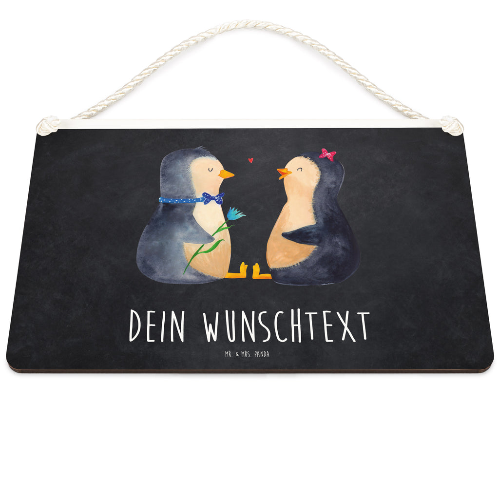 Personalisiertes Deko Schild Pinguin Pärchen Dekoschild, Deko Schild, Schild, Tür Schild, Türschild, Holzschild, Wandschild, Wanddeko, Pinguin, Pinguine, Liebe, Liebespaar, Liebesbeweis, Liebesgeschenk, Verlobung, Jahrestag, Hochzeitstag, Hochzeit, Hochzeitsgeschenk, große Liebe, Traumpaar
