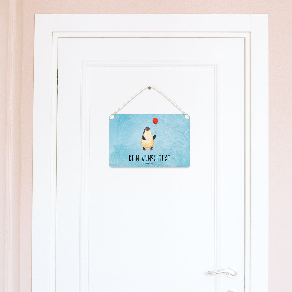 Personalisiertes Deko Schild Pinguin Luftballon Dekoschild, Deko Schild, Schild, Tür Schild, Türschild, Holzschild, Wandschild, Wanddeko, Pinguin, Pinguine, Luftballon, Tagträume, Lebenslust, Geschenk Freundin, Geschenkidee, beste Freundin, Motivation, Neustart, neues Leben, Liebe, Glück
