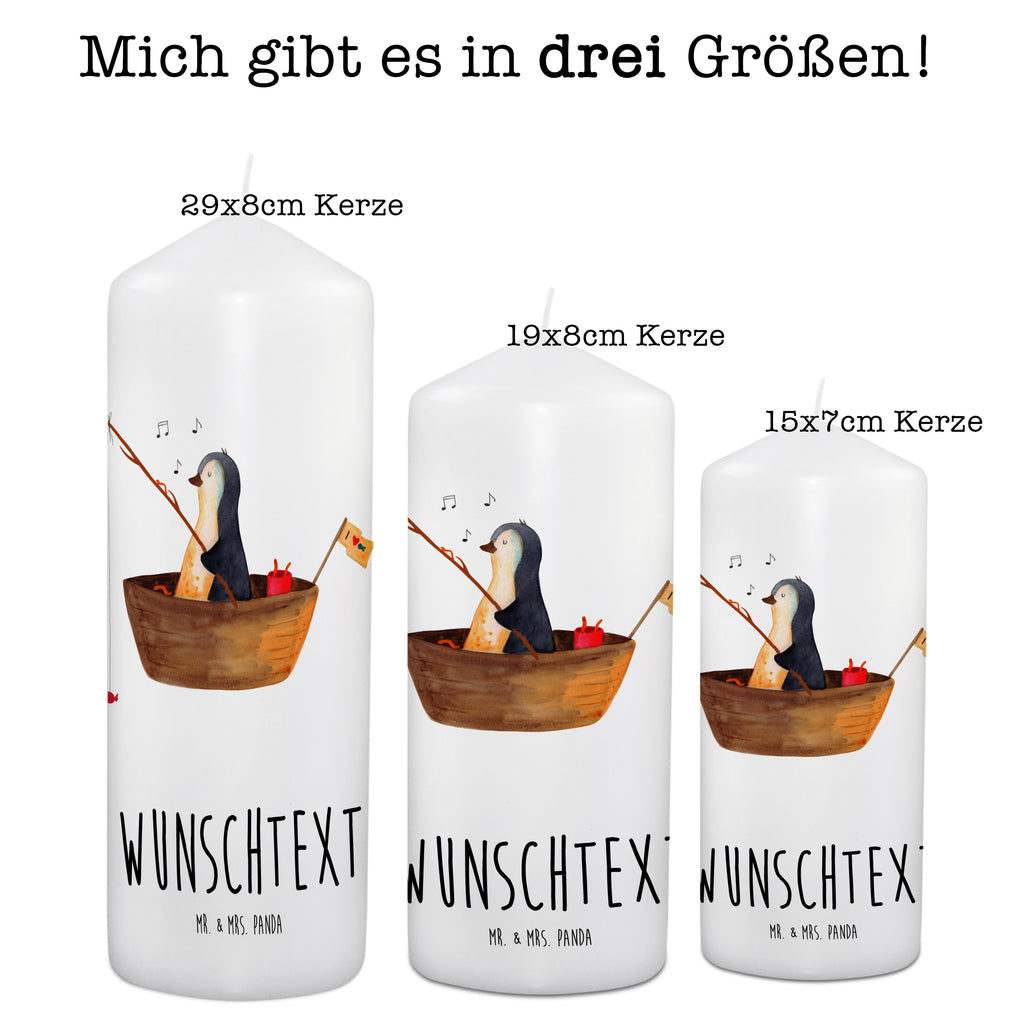 Personalisierte Kerze Pinguin Angelboot Kerze, Taufkerze, Kommunionskerze, Geburtstagskerze, Geschenk Kerze, Taufgeschenk Kerze, Kerze mit Druck, Besondere Kerze, Geschenkidee Kerze, Kerze für Kommunion, Pinguin, Pinguine, Angeln, Boot, Angelboot, Lebenslust, Leben, genießen, Motivation, Neustart, Neuanfang, Trennung, Scheidung, Geschenkidee Liebeskummer