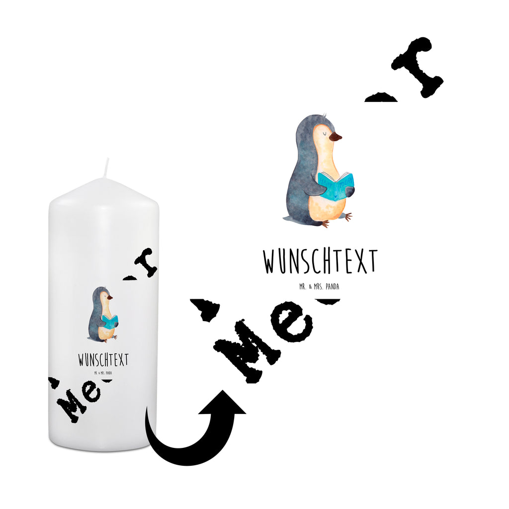 Personalisierte Kerze Pinguin Buch Kerze, Taufkerze, Kommunionskerze, Geburtstagskerze, Geschenk Kerze, Taufgeschenk Kerze, Kerze mit Druck, Besondere Kerze, Geschenkidee Kerze, Kerze für Kommunion, Pinguin, Pinguine, Buch, Lesen, Bücherwurm, Nichtstun, Faulenzen, Ferien, Urlaub, Freizeit
