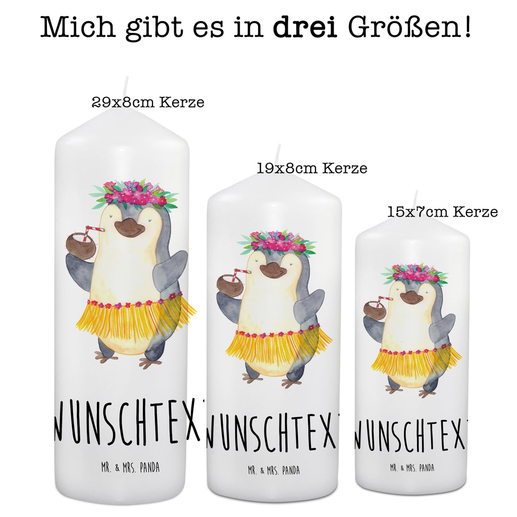 Personalisierte Kerze Pinguin Kokosnuss Kerze, Taufkerze, Kommunionskerze, Geburtstagskerze, Geschenk Kerze, Taufgeschenk Kerze, Kerze mit Druck, Besondere Kerze, Geschenkidee Kerze, Kerze für Kommunion, Pinguin, Aloha, Hawaii, Urlaub, Kokosnuss, Pinguine