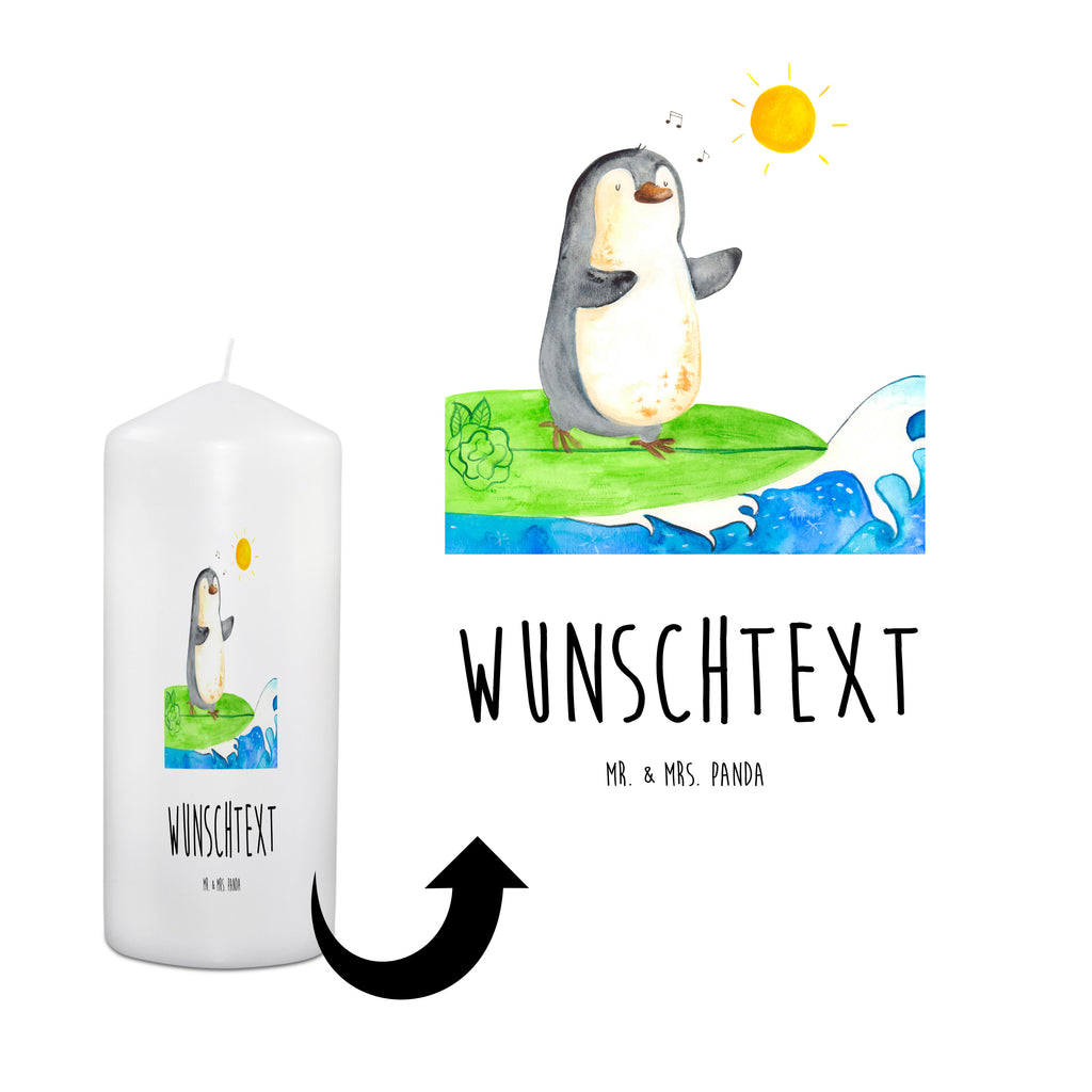 Personalisierte Kerze Pinguin Surfer Kerze, Taufkerze, Kommunionskerze, Geburtstagskerze, Geschenk Kerze, Taufgeschenk Kerze, Kerze mit Druck, Besondere Kerze, Geschenkidee Kerze, Kerze für Kommunion, Pinguin, Pinguine, surfen, Surfer, Hawaii, Urlaub, Wellen, Wellen reiten, Portugal