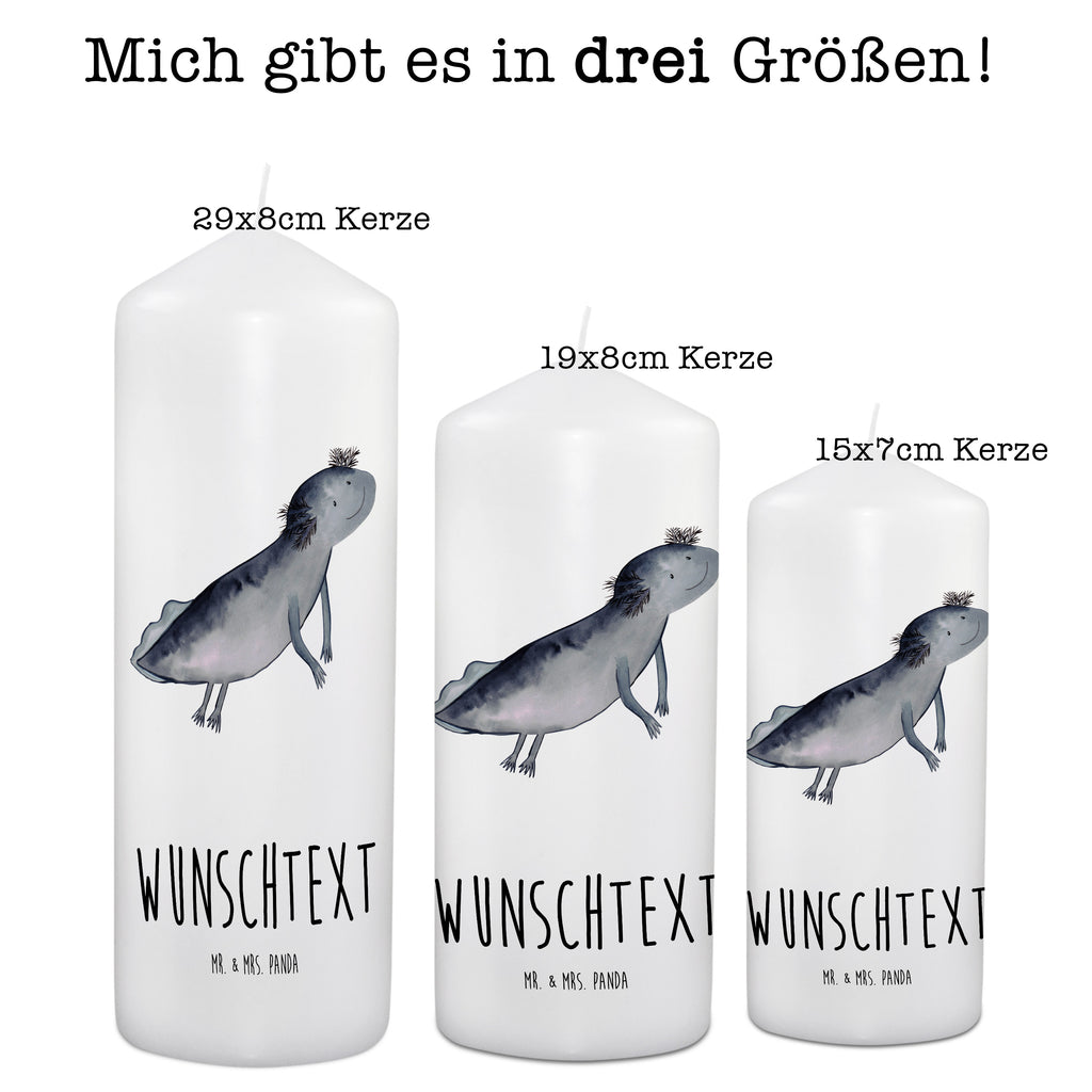 Personalisierte Kerze Axolotl schwimmt Kerze, Taufkerze, Kommunionskerze, Geburtstagskerze, Geschenk Kerze, Taufgeschenk Kerze, Kerze mit Druck, Besondere Kerze, Geschenkidee Kerze, Kerze für Kommunion, Axolotl, Molch, Axolot, Schwanzlurch, Lurch, Lurche, Problem, Probleme, Lösungen, Motivation