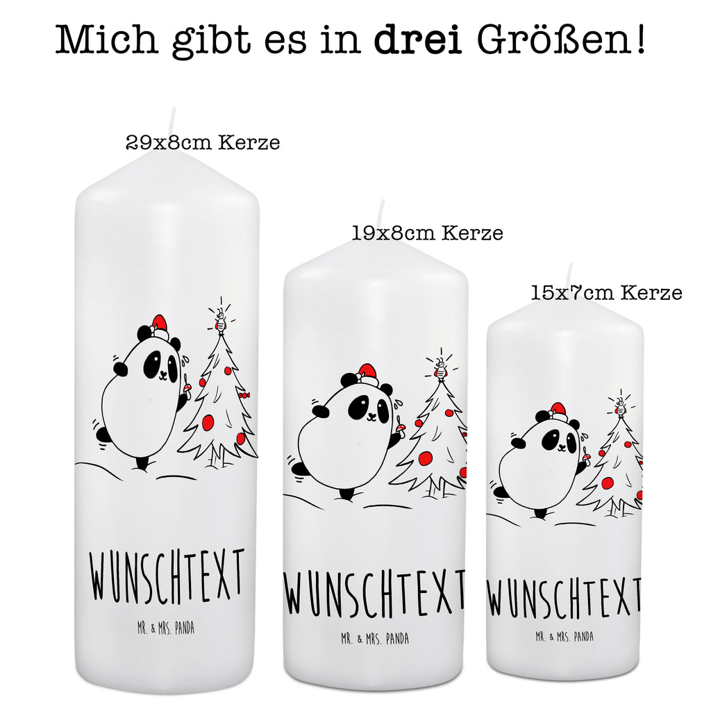 Personalisierte Kerze Easy & Peasy Weihnachtszeit