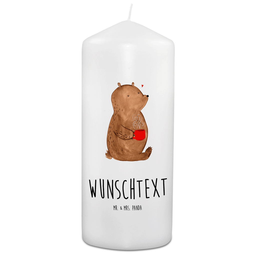 Personalisierte Kerze Bär Kaffee Kerze, Taufkerze, Kommunionskerze, Geburtstagskerze, Geschenk Kerze, Taufgeschenk Kerze, Kerze mit Druck, Besondere Kerze, Geschenkidee Kerze, Kerze für Kommunion, Bär, Teddy, Teddybär, Kaffee, Coffee, Bären, guten Morgen, Morgenroutine, Welt erobern, Welt retten, Motivation