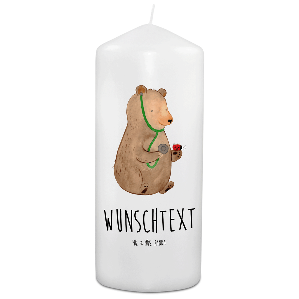 Personalisierte Kerze Bär Arzt Kerze, Taufkerze, Kommunionskerze, Geburtstagskerze, Geschenk Kerze, Taufgeschenk Kerze, Kerze mit Druck, Besondere Kerze, Geschenkidee Kerze, Kerze für Kommunion, Bär, Teddy, Teddybär, Arzt, Ärztin, Doktor, Professor, Doktorin, Professorin