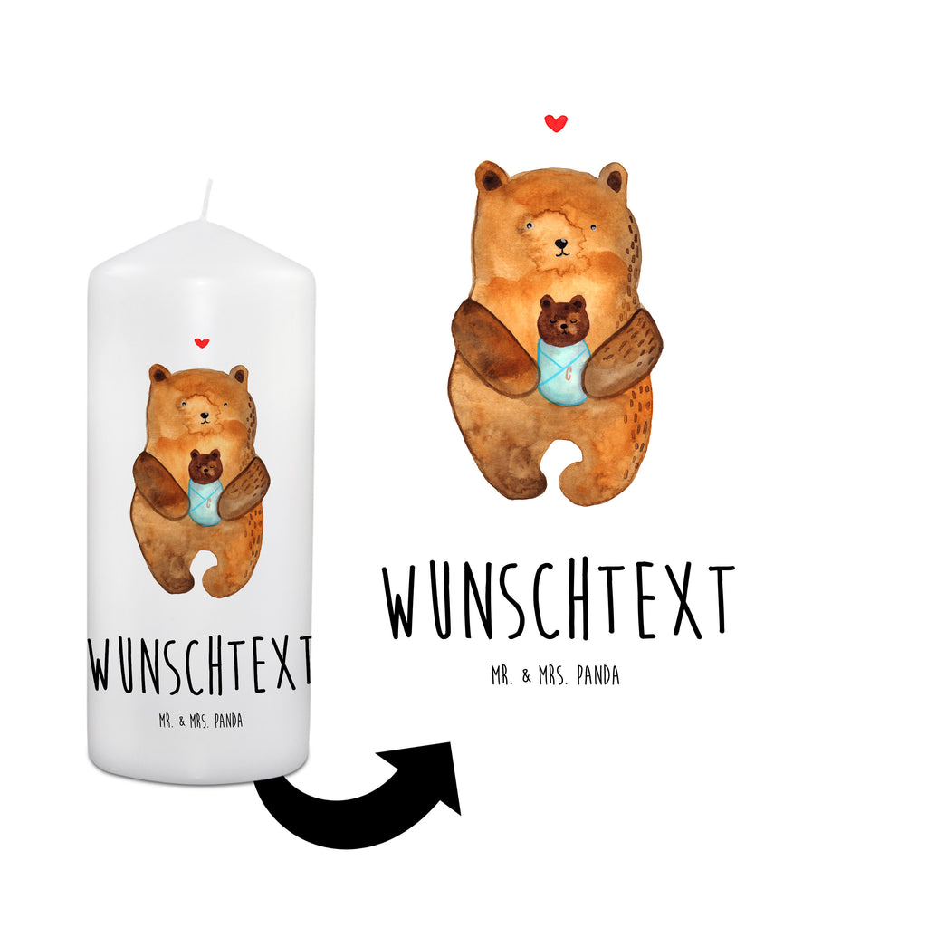 Personalisierte Kerze Bär mit Baby Kerze, Taufkerze, Kommunionskerze, Geburtstagskerze, Geschenk Kerze, Taufgeschenk Kerze, Kerze mit Druck, Besondere Kerze, Geschenkidee Kerze, Kerze für Kommunion, Bär, Teddy, Teddybär, Eltern, Mutter, Baby, Taufe, Geburt, Nichte, Neffe, Enkel, Enkelin, Täufling, Geburtstag, Glückwunsch