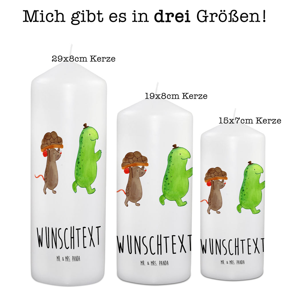 Personalisierte Kerze Schildkröte & Maus Kerze, Taufkerze, Kommunionskerze, Geburtstagskerze, Geschenk Kerze, Taufgeschenk Kerze, Kerze mit Druck, Besondere Kerze, Geschenkidee Kerze, Kerze für Kommunion, Schildkröte, Maus, Freunde, Freundinnen, beste Freunde, beste Freundinnen