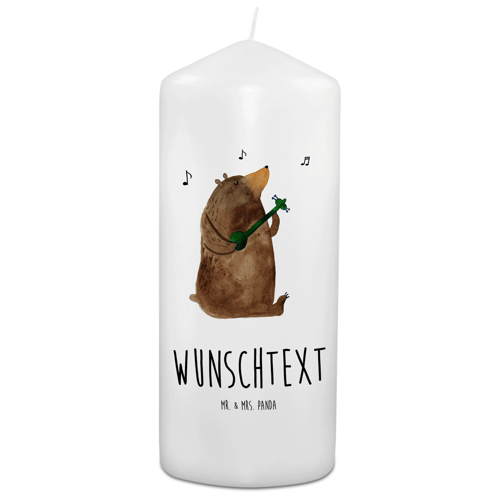 Personalisierte Kerze Bär Gitarre Kerze, Taufkerze, Kommunionskerze, Geburtstagskerze, Geschenk Kerze, Taufgeschenk Kerze, Kerze mit Druck, Besondere Kerze, Geschenkidee Kerze, Kerze für Kommunion, Bär, Teddy, Teddybär