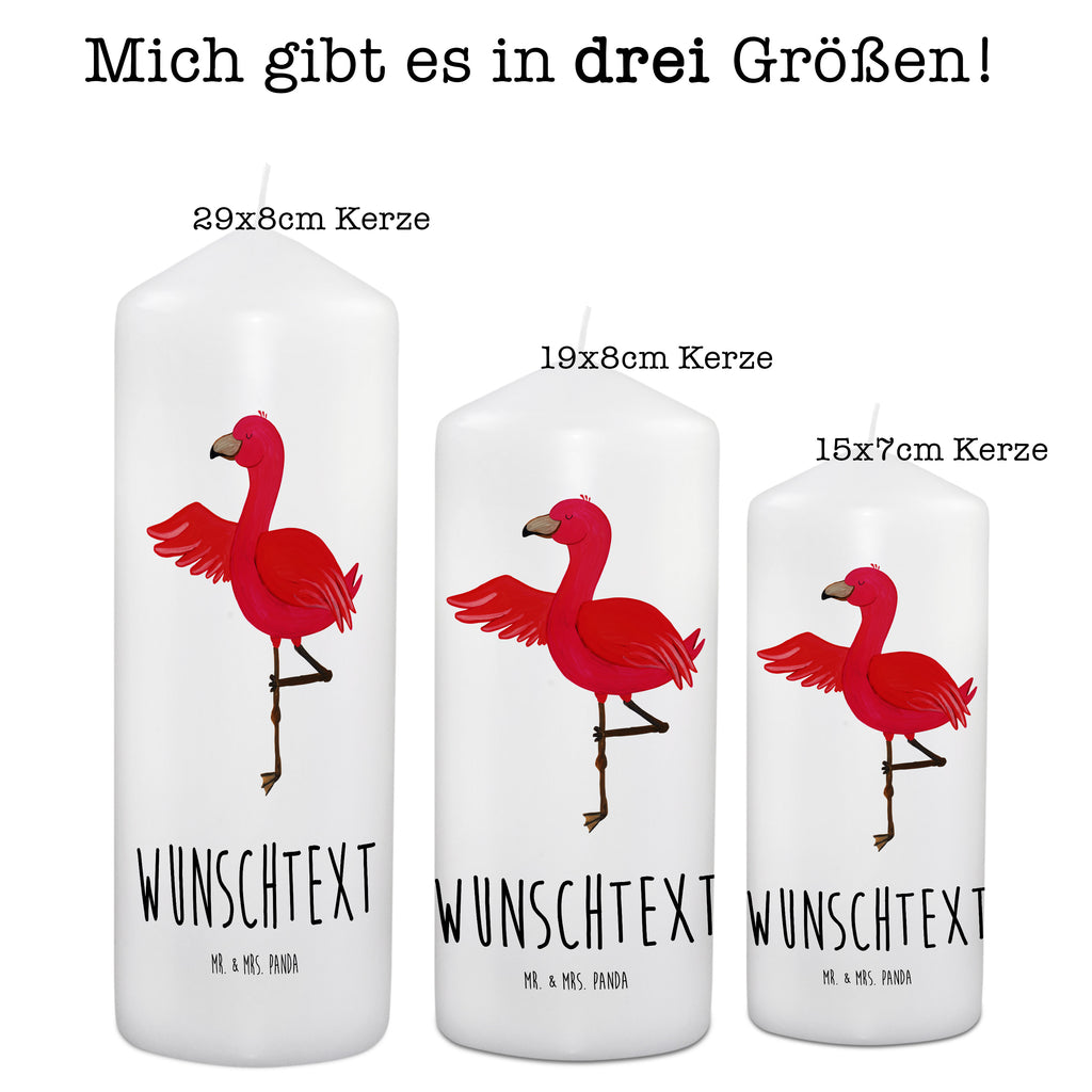 Personalisierte Kerze Flamingo Yoga Kerze, Taufkerze, Kommunionskerze, Geburtstagskerze, Geschenk Kerze, Taufgeschenk Kerze, Kerze mit Druck, Besondere Kerze, Geschenkidee Kerze, Kerze für Kommunion, Flamingo, Vogel, Yoga, Namaste, Achtsamkeit, Yoga-Übung, Entspannung, Ärger, Aufregen, Tiefenentspannung