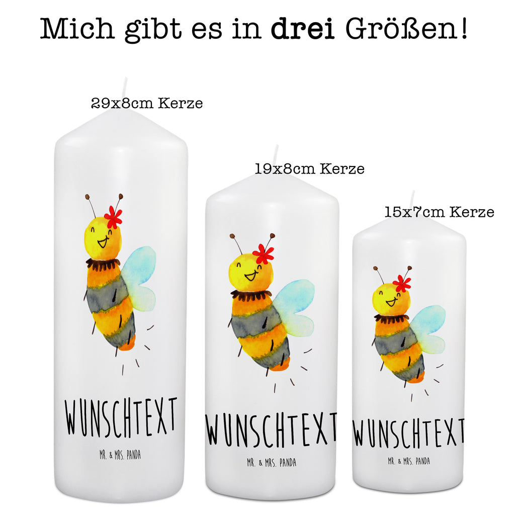 Personalisierte Kerze Biene Blume Kerze, Taufkerze, Kommunionskerze, Geburtstagskerze, Geschenk Kerze, Taufgeschenk Kerze, Kerze mit Druck, Besondere Kerze, Geschenkidee Kerze, Kerze für Kommunion, Biene, Wespe, Hummel