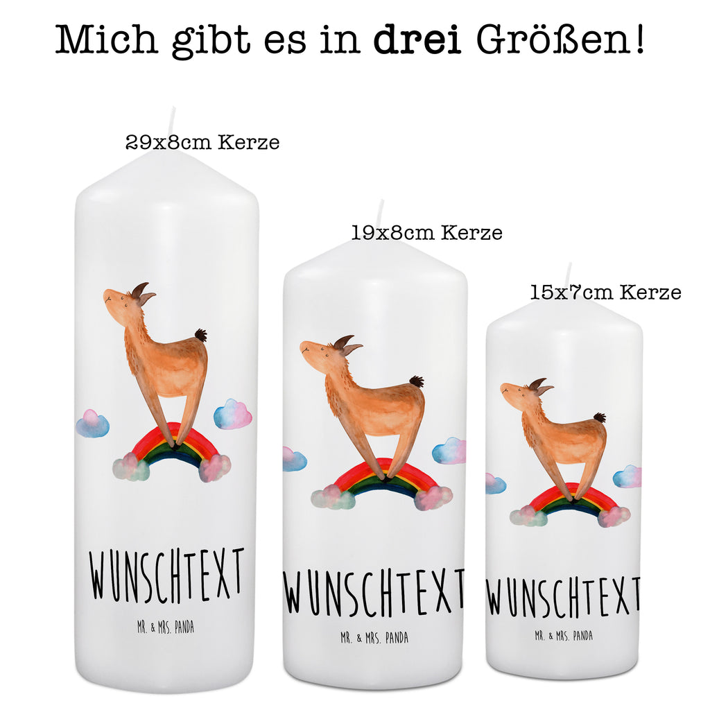 Personalisierte Kerze Lama Regenbogen Kerze, Taufkerze, Kommunionskerze, Geburtstagskerze, Geschenk Kerze, Taufgeschenk Kerze, Kerze mit Druck, Besondere Kerze, Geschenkidee Kerze, Kerze für Kommunion, Lama, Alpaka, Lamas, Regenbogen, Haters gonna hate, Haters, Selbstständig, Außenseiter, Schule, Abi, Hobby, Wolkenland, Freiheit
