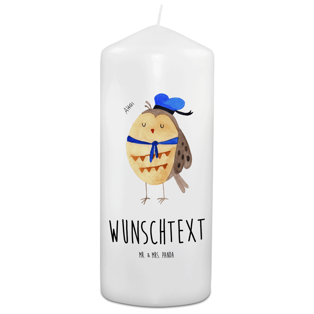 Personalisierte Kerze Eule Matrosen Kerze, Taufkerze, Kommunionskerze, Geburtstagskerze, Geschenk Kerze, Taufgeschenk Kerze, Kerze mit Druck, Besondere Kerze, Geschenkidee Kerze, Kerze für Kommunion, Eule, Eule Spruch, Eule Deko, Owl, Wortspiel lustig, Matrose, Freundin, Ehe, Seefahrer, Heimathafen, Hochzeitstag Geschenk