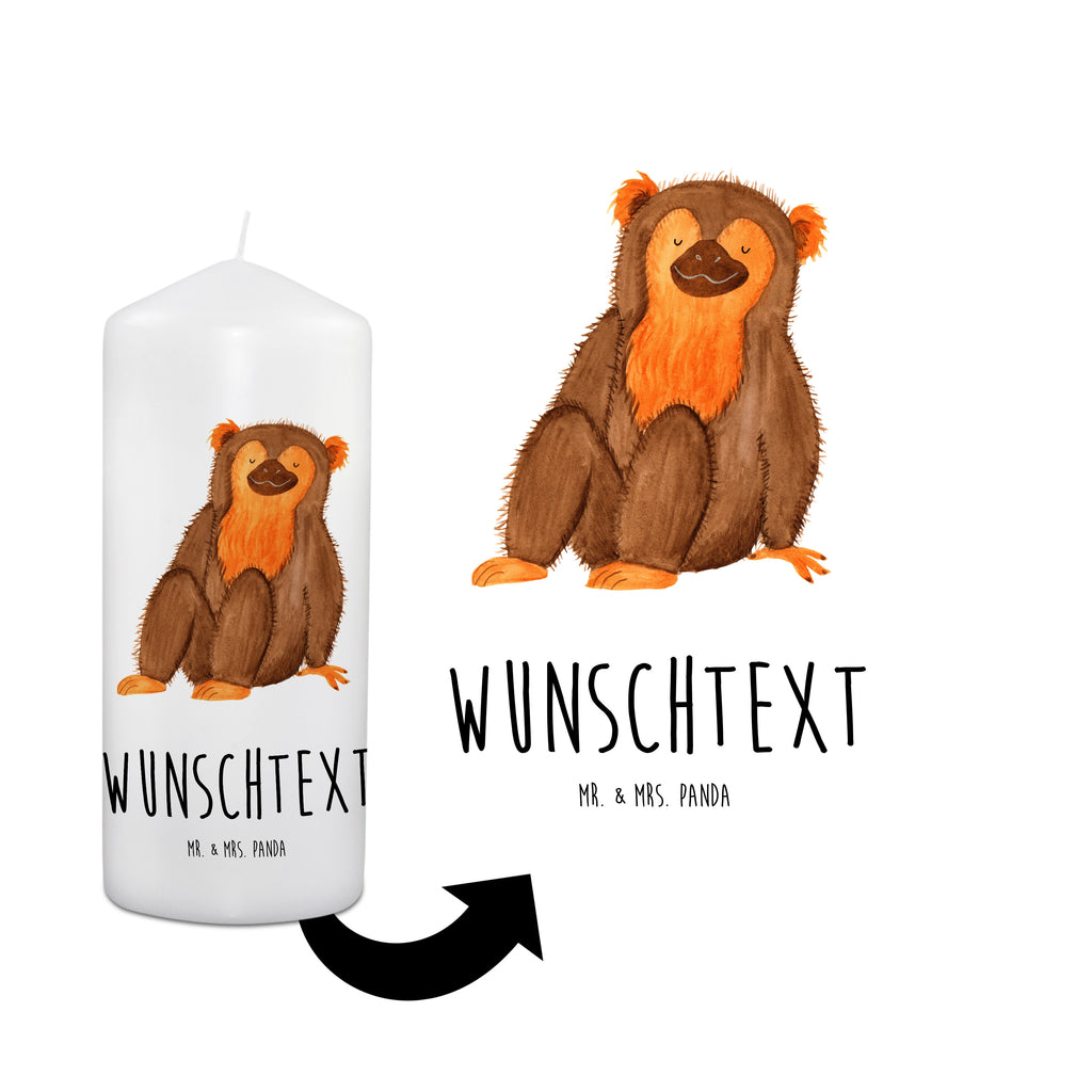 Personalisierte Kerze Affe Kerze, Taufkerze, Kommunionskerze, Geburtstagskerze, Geschenk Kerze, Taufgeschenk Kerze, Kerze mit Druck, Besondere Kerze, Geschenkidee Kerze, Kerze für Kommunion, Afrika, Wildtiere, Affe, Äffchen, Affen, Selbstliebe, Respekt, Motivation, Selbstachtung, Liebe, Selbstbewusstsein, Selfcare