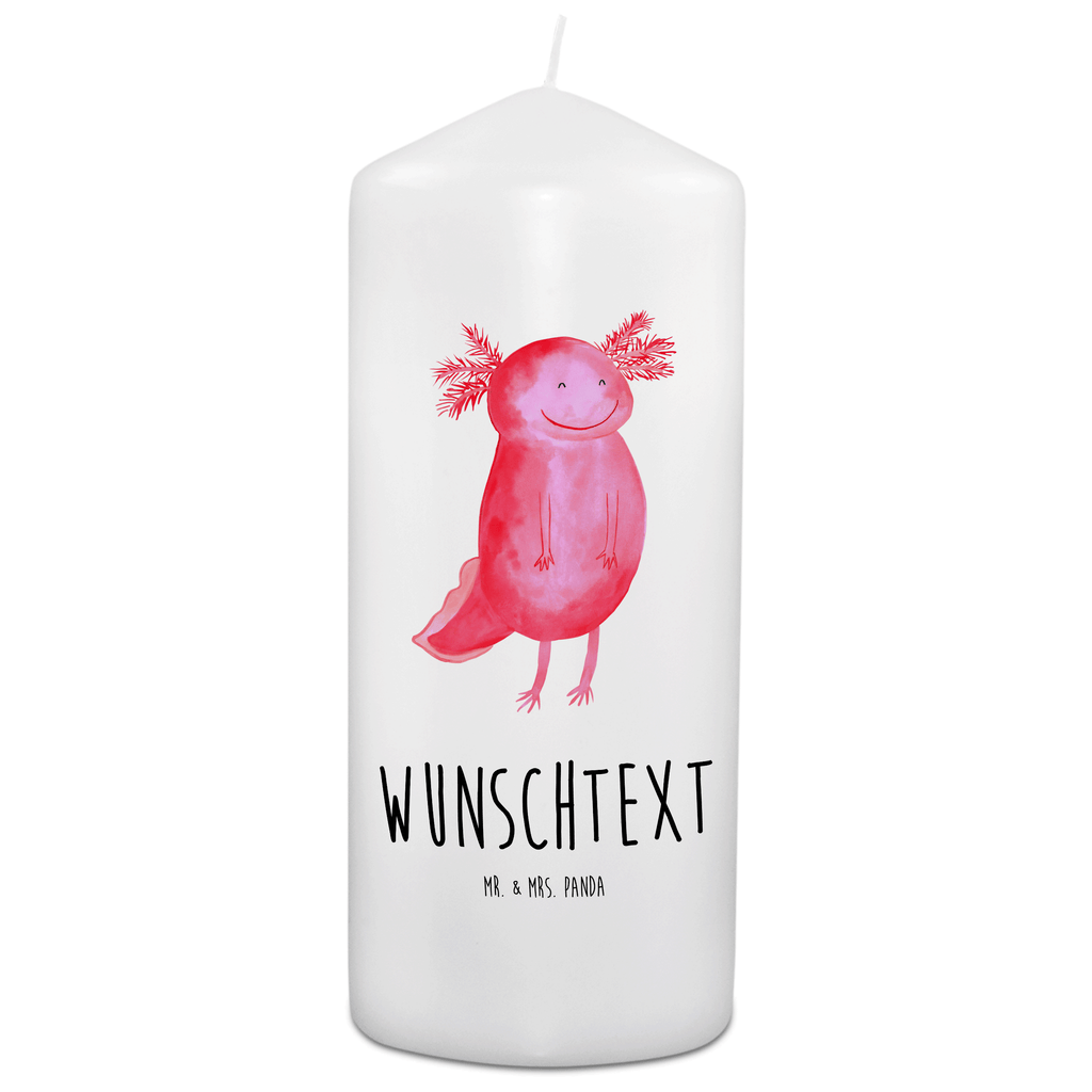Personalisierte Kerze Axolotl glücklich Kerze, Taufkerze, Kommunionskerze, Geburtstagskerze, Geschenk Kerze, Taufgeschenk Kerze, Kerze mit Druck, Besondere Kerze, Geschenkidee Kerze, Kerze für Kommunion, Axolotl, Molch, Axolot, Schwanzlurch, Lurch, Lurche, Motivation, gute Laune