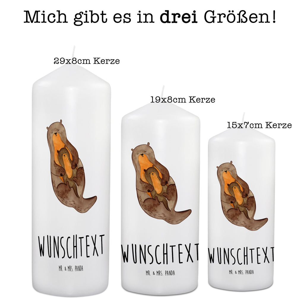 Personalisierte Kerze Otter mit Kind Kerze, Taufkerze, Kommunionskerze, Geburtstagskerze, Geschenk Kerze, Taufgeschenk Kerze, Kerze mit Druck, Besondere Kerze, Geschenkidee Kerze, Kerze für Kommunion, Otter, Fischotter, Seeotter, Otter Seeotter See Otter