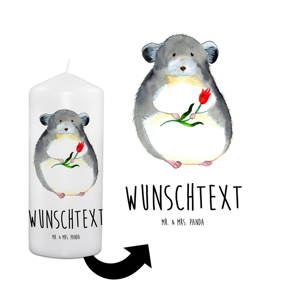 Personalisierte Kerze Chinchilla mit Blume Kerze, Taufkerze, Kommunionskerze, Geburtstagskerze, Geschenk Kerze, Taufgeschenk Kerze, Kerze mit Druck, Besondere Kerze, Geschenkidee Kerze, Kerze für Kommunion, süße Tiermotive, gute Laune, lustige Sprüche, Tiere, Chinchilla, Chinchillas, Liebeskummer, Kummer, Depressionen, traurig sein, Chaos, Glücklichsein, Büro, Büroalltag
