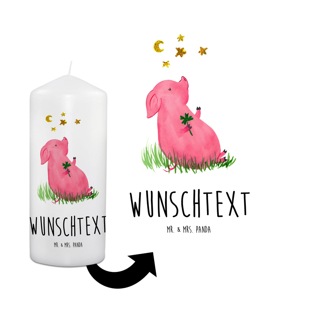 Personalisierte Kerze Glücksschwein Kerze, Taufkerze, Kommunionskerze, Geburtstagskerze, Geschenk Kerze, Taufgeschenk Kerze, Kerze mit Druck, Besondere Kerze, Geschenkidee Kerze, Kerze für Kommunion, süße Tiermotive, gute Laune, lustige Sprüche, Tiere, Glücksschwein. Glück, Schwein, Schweinchen, Sterne, Sernchen, Ziele, Träume, Motivation, Glücksbringer