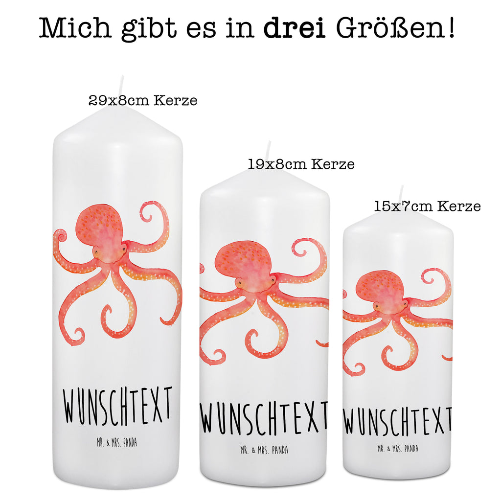 Personalisierte Kerze Tintenfisch Kerze, Taufkerze, Kommunionskerze, Geburtstagskerze, Geschenk Kerze, Taufgeschenk Kerze, Kerze mit Druck, Besondere Kerze, Geschenkidee Kerze, Kerze für Kommunion, süße Tiermotive, gute Laune, lustige Sprüche, Tiere, Meer, Meerestier, Krake, Tintenfisch, Arme, Wasser, Ozean