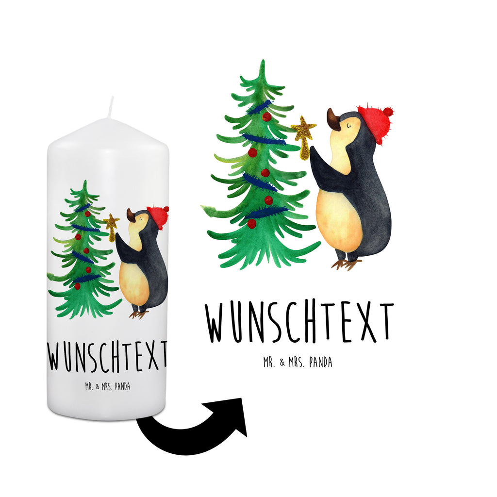 Personalisierte Kerze Pinguin Weihnachtsbaum Kerze, Taufkerze, Kommunionskerze, Geburtstagskerze, Geschenk Kerze, Taufgeschenk Kerze, Kerze mit Druck, Besondere Kerze, Geschenkidee Kerze, Kerze für Kommunion, Winter, Weihnachten, Weihnachtsdeko, Nikolaus, Advent, Heiligabend, Wintermotiv, Pinguin