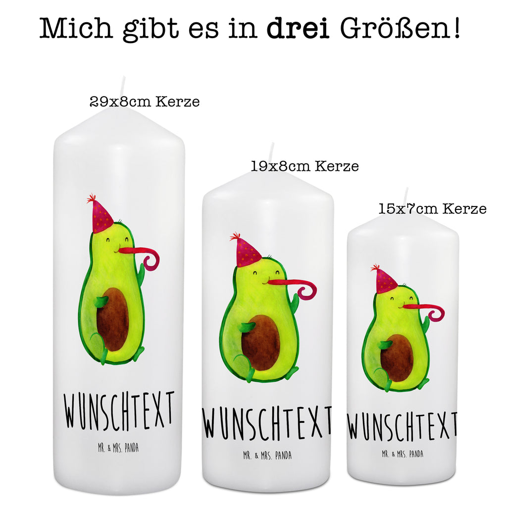 Personalisierte Kerze Avocado Partyhupe Kerze, Taufkerze, Kommunionskerze, Geburtstagskerze, Geschenk Kerze, Taufgeschenk Kerze, Kerze mit Druck, Besondere Kerze, Geschenkidee Kerze, Kerze für Kommunion, Avocado, Veggie, Vegan, Gesund, Party, Feierlichkeit, Feier, Fete, Geburtstag, Gute Laune, Tröte