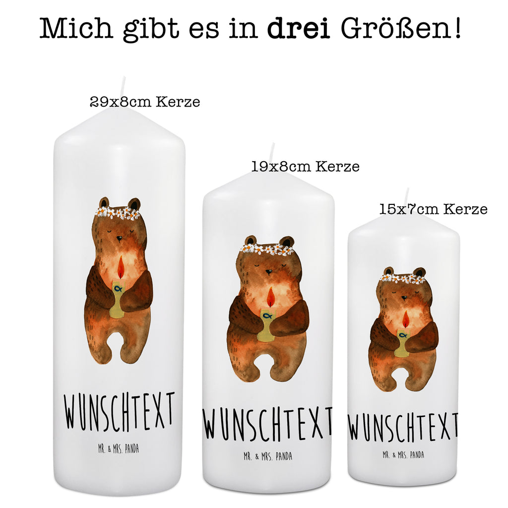 Personalisierte Kerze Kommunion-Bär Kerze, Taufkerze, Kommunionskerze, Geburtstagskerze, Geschenk Kerze, Taufgeschenk Kerze, Kerze mit Druck, Besondere Kerze, Geschenkidee Kerze, Kerze für Kommunion, Bär, Teddy, Teddybär, Kommunion, Gottes Segen, katholisch
