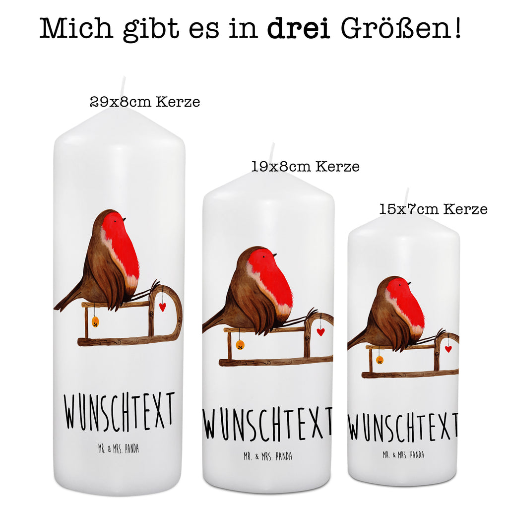 Personalisierte Kerze Rotkehlchen Schlitten Kerze, Taufkerze, Kommunionskerze, Geburtstagskerze, Geschenk Kerze, Taufgeschenk Kerze, Kerze mit Druck, Besondere Kerze, Geschenkidee Kerze, Kerze für Kommunion, Winter, Weihnachten, Weihnachtsdeko, Nikolaus, Advent, Heiligabend, Wintermotiv, Schlitten, Vogel