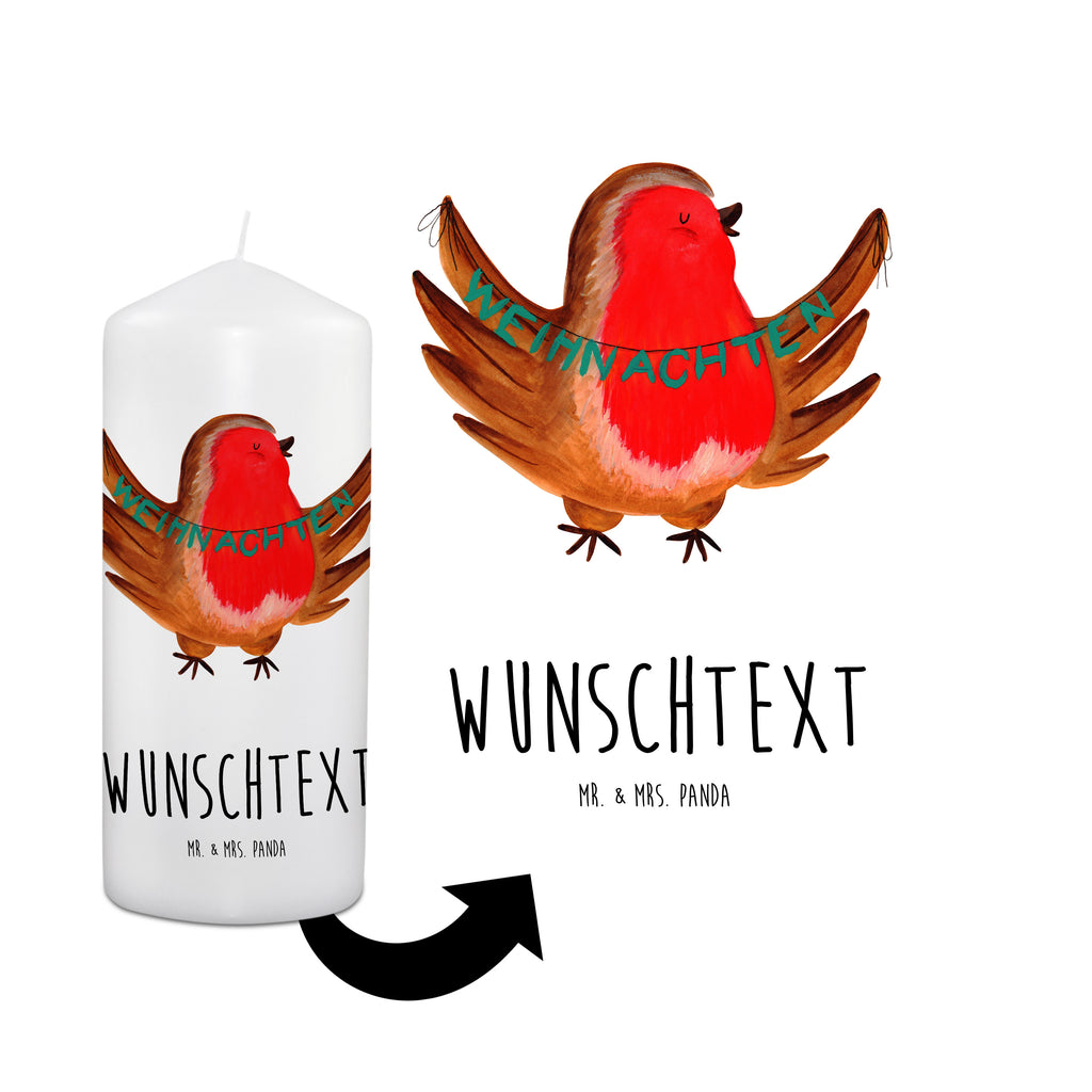 Personalisierte Kerze Rotkehlchen Weihnachten Kerze, Taufkerze, Kommunionskerze, Geburtstagskerze, Geschenk Kerze, Taufgeschenk Kerze, Kerze mit Druck, Besondere Kerze, Geschenkidee Kerze, Kerze für Kommunion, Winter, Weihnachten, Weihnachtsdeko, Nikolaus, Advent, Heiligabend, Wintermotiv, Frohe Weihnachten, Weihnachtsmotiv, Weihnachtsgruß, Vogel, xmas