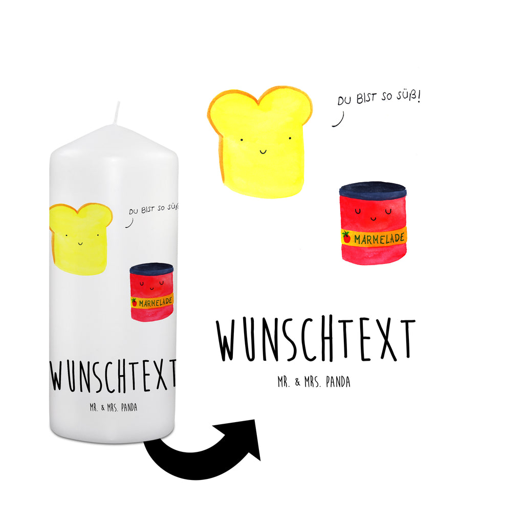 Personalisierte Kerze Toast & Marmelade Kerze, Taufkerze, Kommunionskerze, Geburtstagskerze, Geschenk Kerze, Taufgeschenk Kerze, Kerze mit Druck, Besondere Kerze, Geschenkidee Kerze, Kerze für Kommunion, süße Tiermotive, gute Laune, lustige Sprüche, Tiere, Toast, Marmelade, Dreamteam, süße Postkarte, süß, Küche Deko, Küche Spruch, Frühstück Einladung, Brot, Toastbrot